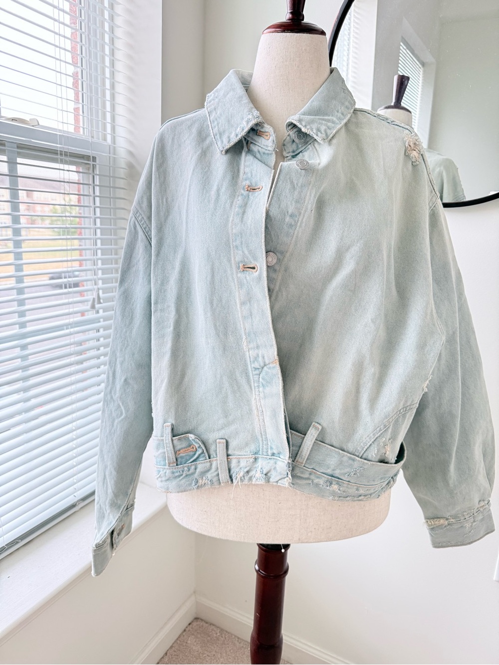 Zara Light Blue Denim Jacket